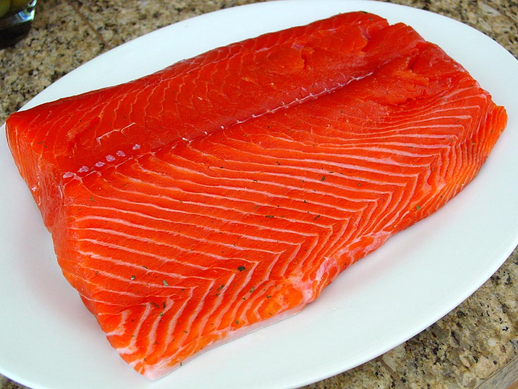 Salmon is rich in Vitamin B12 which is useful substance for Hypothalamus.