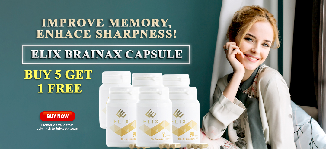 Elix Brainax Capsules Buy 5 Get 1 Free