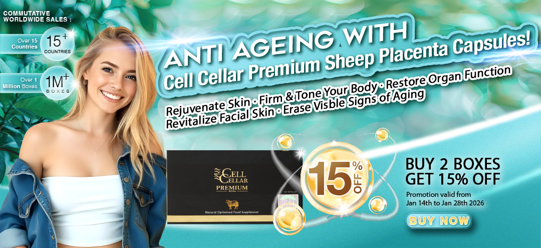 Cell Cellar Sheep Placenta Capsules Buy 2 Boxes Get 15% Off