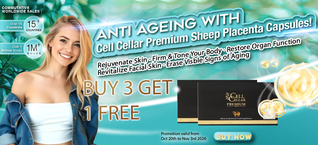 Cell Cellar Sheep Placenta Capsules buy 3 Get 1 Free
