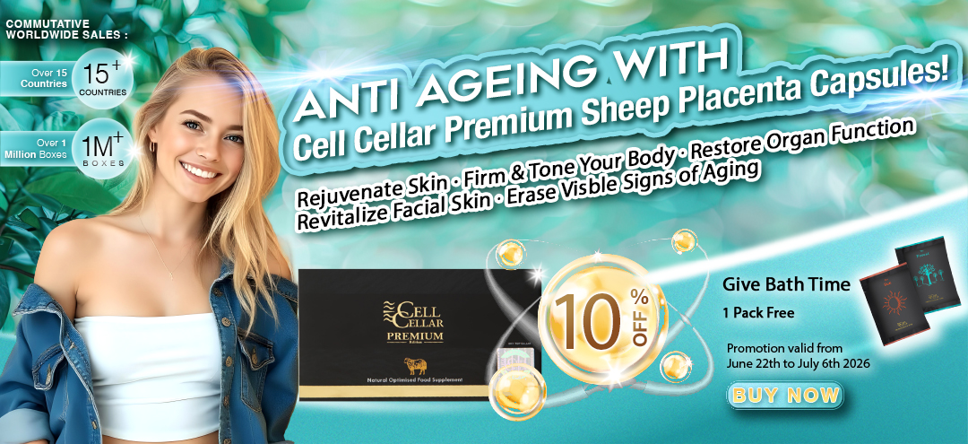 Cell Cellar Sheep Placenta 10% Off, Give Cell Cellar Bath time 1 Packs Free